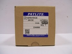 NEW NOS Patlite #LU7-02FB+FB120 LU702FB+FB120 24VDC Indicator Light 50310da