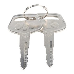 2PCS 787 Ignition Switch Keys for Komatsu Excavator PC200 PC210 PC220 PC240