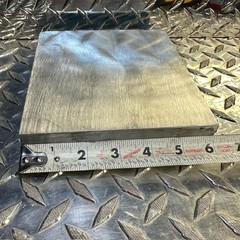 ALUMINUM 1.125″ X 6″ 6061 SOLID FLAT BAR 6″ long Extruded Mill Bar #4