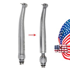 GB4 Dental High Speed Handpiece Turbine +4 Hole Swivel Quick Coupler