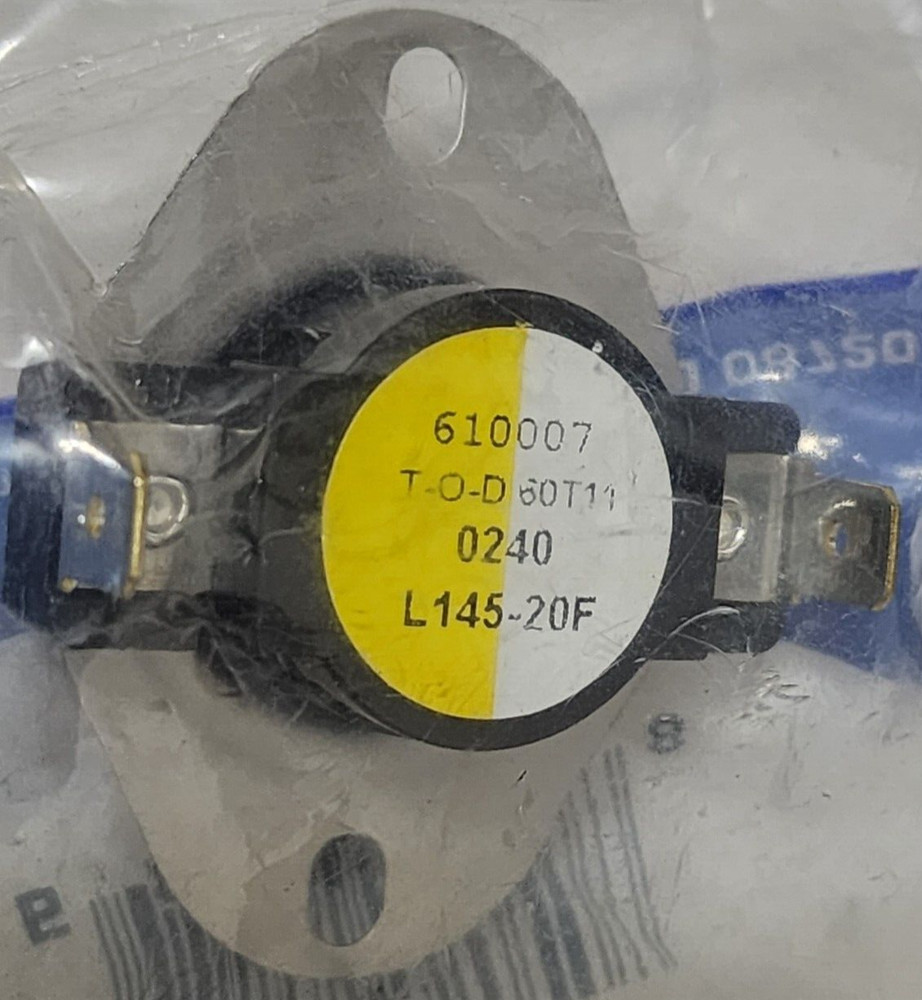 OEM Supco K34-860 Reverse Flow Switch 145° Open/125 Close Limit Switch L145