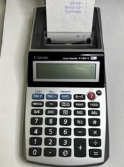 Canon Palm Printer P1-DH V 12 Digit Printing Calculator and Tape-No Adapter