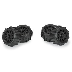 Pro-Line Racing Dumont F/R Tires Mounted 12Mm Hex Black Raid 4 For Arrma
