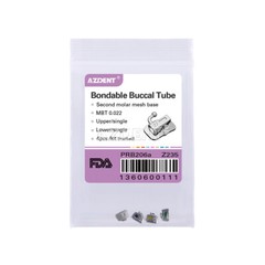 40pcs AZDENT Tubos bucales de ortodoncia dental MBT 022 2nd Molar Adhesivo