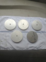 6061 T6 Aluminum Round 4 3/4 Dia. 5/8 Thick 1/2 In Hole Thru The Middle 5 Pcs