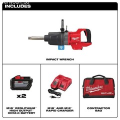 Milwaukee M18 Fuel 1Inch D-Handle Ext Anvil High Torque Impact Wrench With