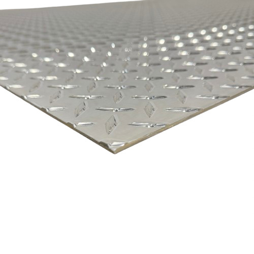 12″ x 48″ Diamond Plate Aluminum .125″ Thick (1/8 in) – Treadplate, 3003 Alloy