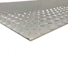 24″ x 36″ Diamond Plate Aluminum .125″ Thick (1/8 in) – Treadplate, 3003 Alloy
