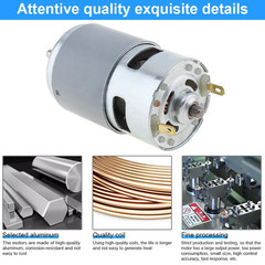 775 DC Motor 12V 12000RPM High-Speed Large Torque Motor for Small Drill Micro Ma