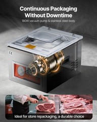 VEVOR Chamber Vacuum Sealer Commercial Vacuum Sealing Bag Packing Machine 260W