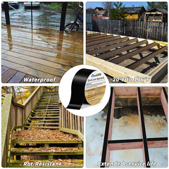 10 Rolls Joist Tape Decks Bulk Flashing Tape for Decking 2 Inch X 50′ Weatherpro