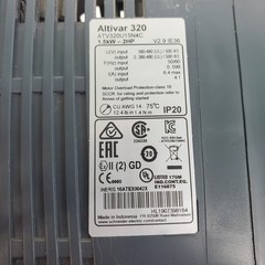 Schneider Electric Altivar 320 ATV320U15N4C 2 HP Variable Frequency Drive