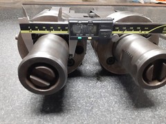 2) TechLeader Universal Axis Adjustable 0-90* VDI 50 Drilling Heads ER25 Collet