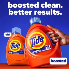 Tide Laundry Detergent Liquid, Original Scent, 64 80 Fl Oz (Pack of 1), white