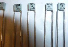 (11 pcs. +1 ) Erie CK05BX101K 100 pF ±10% 200V Ceramic Capacitor BX Radial