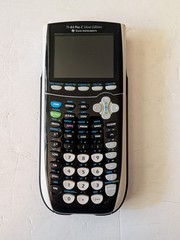 Texas Instruments TI-84 Plus C Silver Edition Graphing Calculator Black Working
