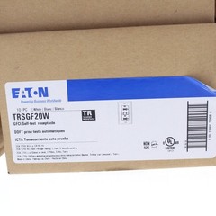 10 Eaton White Tamper Resistant GFCI Self-Test Outlet Receptacles 20A TRSGF20W