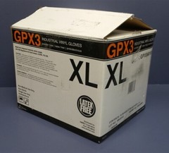 (1000 Gloves) AMMEX GPX3 Industrial Latex-Free Vinyl Glove EXTRA LARGE