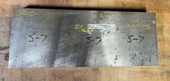 Large s 7 Tool steel flat bar stock rectangle 20 1/2 x 7 13/16 x 2 1/8 – 90 lbs