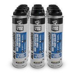 DAP TOUCH ‘N SEAL ALL SEASONS FOAM SEALANT ~ 24 oz. OFF-WHITE FOAM – Case of 12
