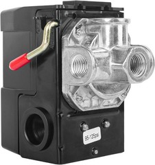 LF10-4H Air Compressor Pressure Switch Parts 4-Port Black