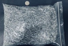 5 Pounds ALUMINUM 6061 METAL SHAVINGS/CHIPS Free Shipping