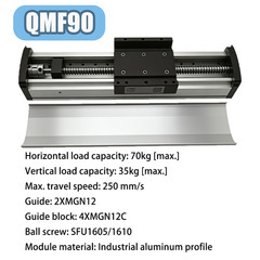 Linear Rail Guide Slide Stage Dust Cover Nema23 Closed loop Stepper Driver Kit