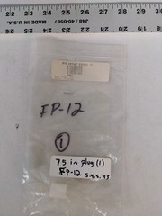 FP-12 .75 IN. PLUG, WHITE