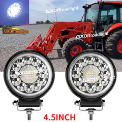 New 4″ Round LED Head Light fit Forklift Toyota Clark Hyster Komatsu TCM Yale