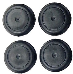 Black Rubber Plugs 3/4 for Flush Mount Body Sheet Metal Holes – Pack of 10