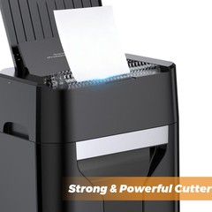 120-Sheet Paper Shredder Cross Cut 5.28Ga Commerical For Office Home Credit Card