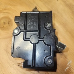 FPE Federal Pacific, 2-pole 40 Amp breaker. NA240 stab n lock red
