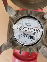 Fire Hydrant Water Meter Badger W Recordall T-450