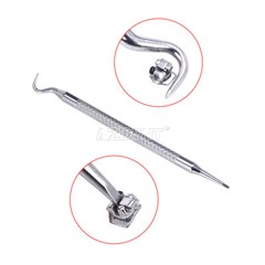 AZDENT Dental Orthodontic Self-Ligating Bracket Braces Roth/MBT .022 Hooks 3 4 5
