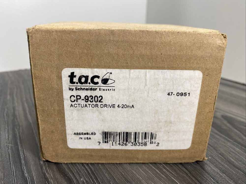 TAC / Barber‑Colman CP‑9302 Actuator Drive Module – Pneumatic Control Interface