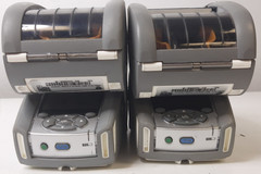 4 Lot Zebra QLn220 Mobile Bluetooth Label Printer Tested NO BATTERY/POWER CORD