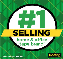 Scotch Magic Tape 3 Rolls with Dispensers Invisible Clear 3/4 x 300 Inches