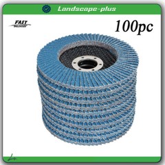 PACK 100 PREMIUM ZIRCONIA FLAP DISC SANDING GRINDING 4-1/2″ X 7/8″ 40 GRIT