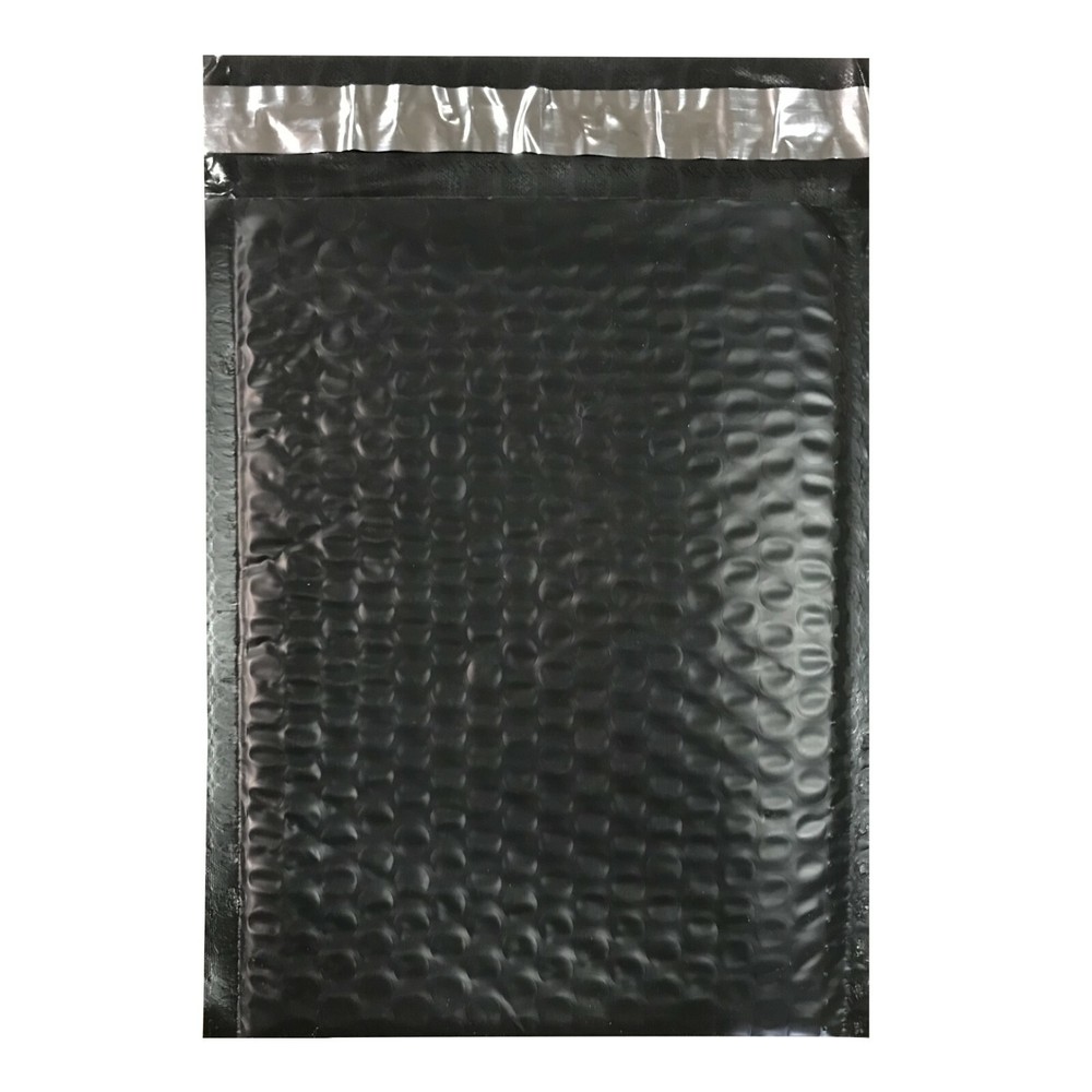 100 #5 Black Poly Bubble Mailers Envelopes Bags 10.5×16 Shipping Envelope