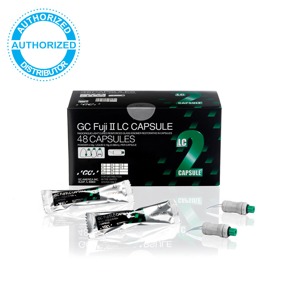 GC Fuji II LC CAPSULE Reinforced Glass Ionomer Restorative Different Shades