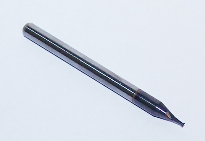 0.80mm (.0315″) CARBIDE 2 FLUTE STUB MICRO ENDMILLS, TIALN COATED 1620-0315L047