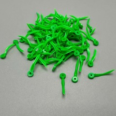 1000pc Dental Plastic Wedges XS/S/M/L Interdental Hole Matrix Contoured Assorted