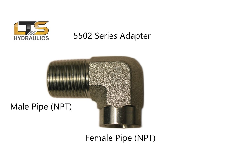 5502-04-04 Steel 1/4″ Male Pipe NPT x 1/4″ Female Pipe 90° Street Elbow Qty 1