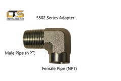 5502-04-04 Steel 1/4″ Male Pipe NPT x 1/4″ Female Pipe 90° Street Elbow Qty 1