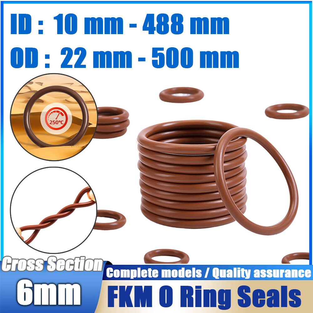 50 Pcs Vitons FKM FPM Rubber O Ring Oring Oil Seals OD 105 mm ID 93 mm ﻿