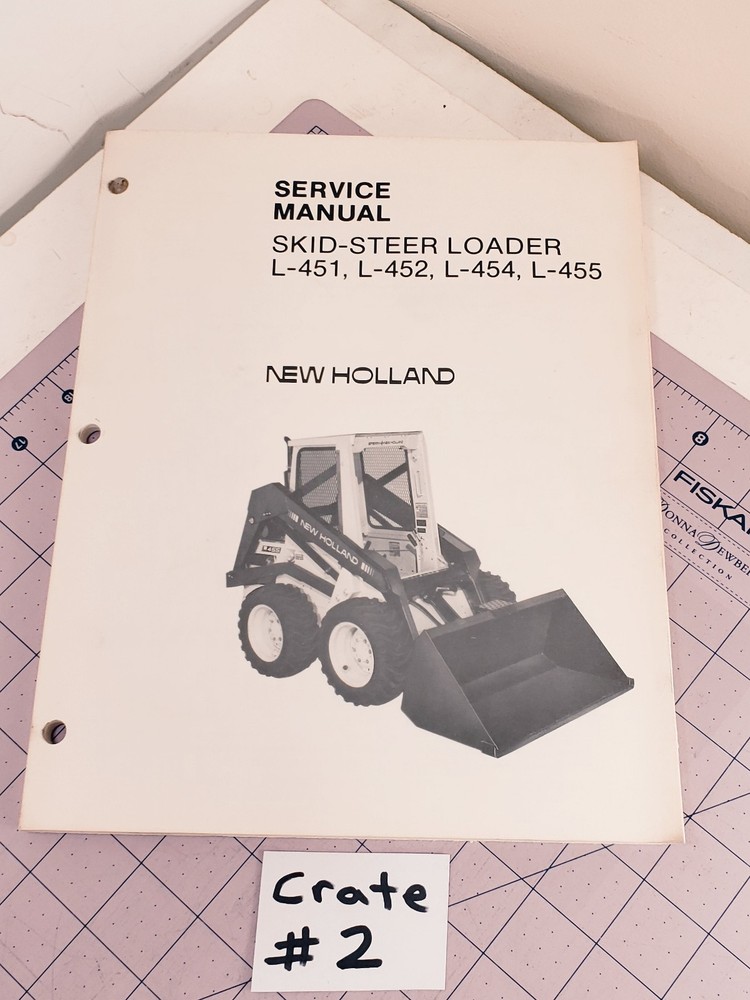 New Holland L451, L452, L454, L455 SKID STEER Service Repair Manual #40045140