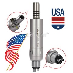1-10 Dental Inner Water E-generator LED Low Speed Air Motor Handpiece 4 Hole po