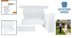 White Corrugated Mailer Boxes – Pack of 5, 9x6x2 Inches
