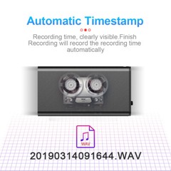 Hidden Voice Activated Recorder Digital Audio Dictaphone Recording Device Spy