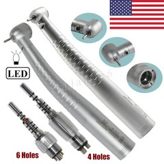Dental Fiber Optic High Speed Handpiece Multiflex Lux Coupler 4/6 Hole Fit KaVo